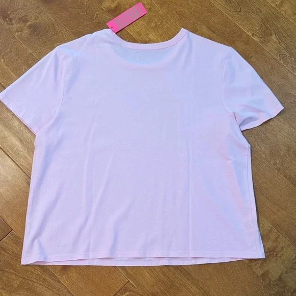 Lilly Pulitzer Rally Tee in Peony Pink ‘Holding Court’ Tennis Graphic XL 🆕 NWT - Picture 12 of 12